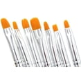 thumbnail image 3 of Jargod 7-Piece Acrylic Nails Metal Nail Art Brush Set with 7 Different Sizes, Multicolor, 3 of 4