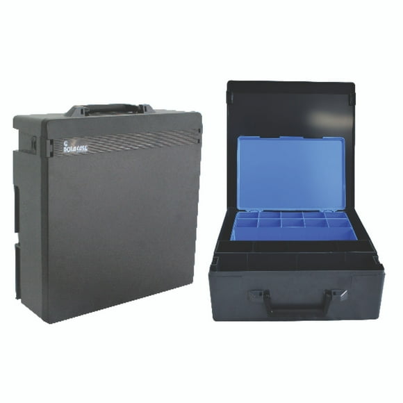 Rolacase Van Storage System Parts Organizer Case RC003/QK Carry Case; Black Case/Lid; Impact Resistant ABS Plastic Case/Lid; With QK001/B Quick Kit