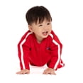 thumbnail image 4 of Wonder Nation Baby Boys Long Sleeve Full-Zip Tracksuit, 2 Piece, Sizes 0/3M-24M, 4 of 7