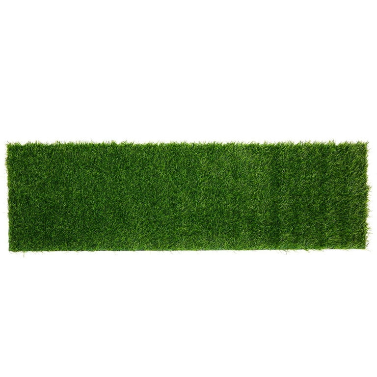 Grass Table Runner 12 x 108 Inch, Green Fake Faux Grass Table Decoration  for Wedding, Birthday Party, Baby Shower, Banquet, Spring Summer Holiday