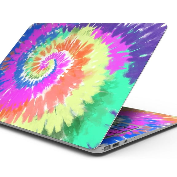 Design Skinz Spiral Tie Dye V1 Full Body Skin Kit Compatible with MacBook 13" Pro W/TB (A2289)