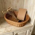 thumbnail image 6 of YFGEFTR Woven Breads Baskets, Stackable Plastic Wicker Basket, Handwoven Storage Basket for Fruit Basket Vegetables Cosmetics, 6 of 6