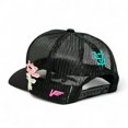 thumbnail image 4 of VAGO Style HAPPY PLACE Gorra Artesanal Negra Visera Curva, 4 of 5