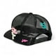 thumbnail image 4 of VAGO Style HAPPY PLACE Gorra Artesanal Negra Visera Curva, 4 of 5