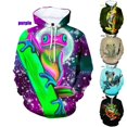thumbnail image 2 of Sudadera con capucha de animales divertidos para hombres y mujeres, sudadera con estampado 3D de rana, sudaderas casuales, sudaderas con gráficos de gran tamaño, ropa para hombres, 2 of 5
