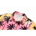 thumbnail image 2 of Arshiner Boys Hawaiian Tropical Short Sleeve Button Down Shirt for 4-14 Y | Kid Summer Casual Floral Beach Shirts with Chest Pocket for School Vacation, 2 of 6