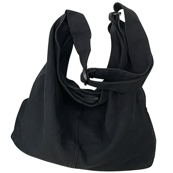 Canvas Shoulder Bag Single Pouch Lady Handbag Purses for Women Trendy Large Tote Cross Body Crossbody Travel Miss