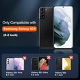 thumbnail image 2 of for Waterproof Samsung Galaxy S21 Case, Built-in Camera & Screen Protector [IP68 Waterproof][Military Drop Proof][Full Body Shockproof] Phone Case for S21 5G 6.2 inch, Black/Clear, 2 of 15