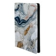 thumbnail image 3 of HemaKayy Decorative Leather Book Sleeve Covers, Colorful Book Cover for Men and Women Bible Classroom Textbook Protection and Care (6.3" x 8.7") - Unique Marble Texture, 3 of 5