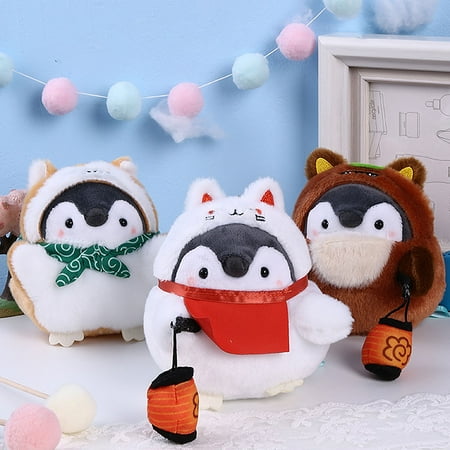 

HYDa Cute Cartoon Animal Design Stuffed Plush Doll Toy Backpack Bag Hanging Pendant
