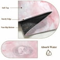 thumbnail image 6 of Large Round Rug 8Ft Washable Non-Slip, Pink Marble Circle Area Rugs for Living Room Bedroom, Modern Abstract Art Elegant Indoor Floor Mats Carpet Runner for Home Decor, 6 of 8