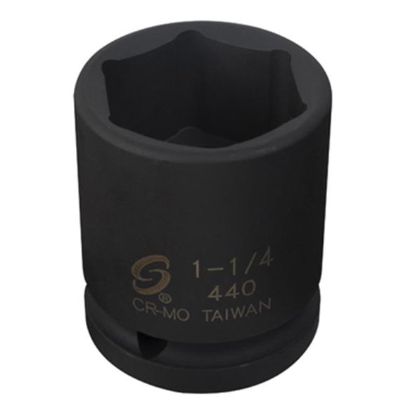 Sunex Tools SU440 3/4 Inch Drive 1-1/4 Inch Standard Impact Socket