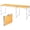Yellow, variant on TerraOutfit 6ft Portable Folding Camping Table Lightweight Suitcase Black