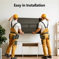 thumbnail image 4 of MountLiving Fixed TV Mount for 37-90 inch TVs, TV Wall Mount with Adjustable Pull Cords, Max VESA 600x400mm, Hold up to 132 lbs, Fits 16”/18”/24” Studs, 4 of 8