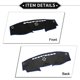thumbnail image 5 of Funda de alfombrilla de tablero de Unique Bargains para Lexus LS 2006-2011, poliéster antideslizante negro con centro azul, 5 of 7