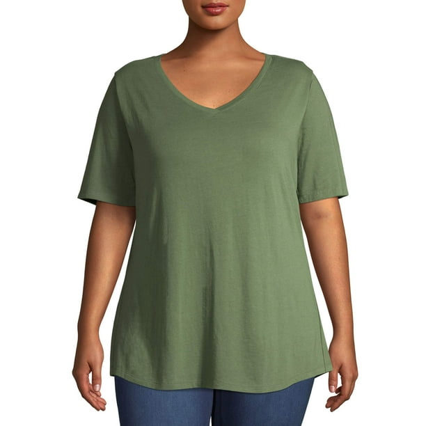 terra & sky v neck t shirt
