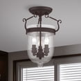 thumbnail image 4 of Livex Lighting Jefferson Ceiling Mount in Bronze, 4 of 9