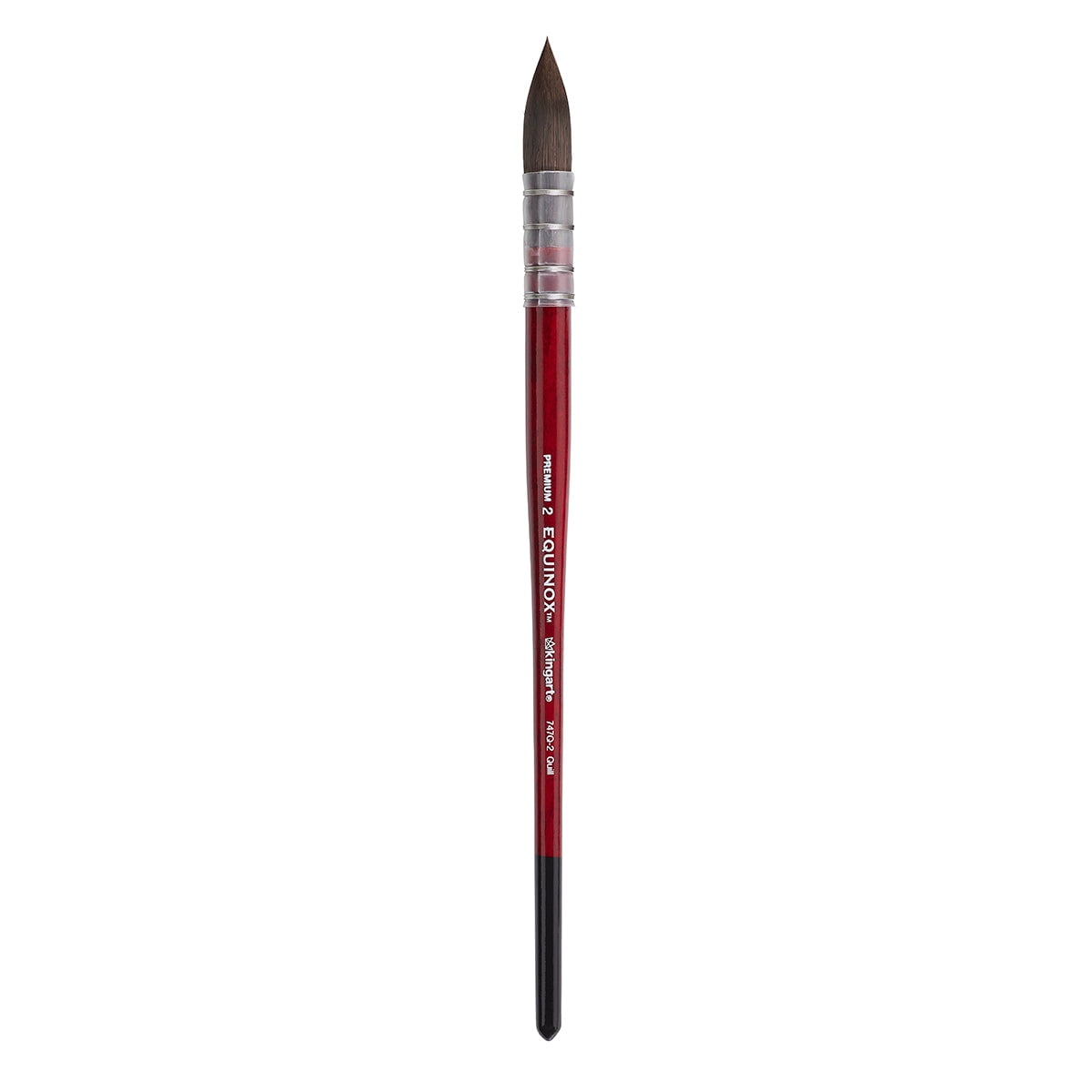 KINGART&reg; Equinox&trade; Premium 747Q Quill Series Watercolor Artist Brushes, Soft Synthetic Squirrel Hair