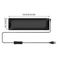 thumbnail image 4 of TIMIFIS Advertising Led Sign | Led Car Sign, Flexible Led Matrix Panel Usb 5V Bluetooth Application Control Diy Programmable Scrolling Led Sign for Car Party Wedding Festival （13.7"*4"), 4 of 7