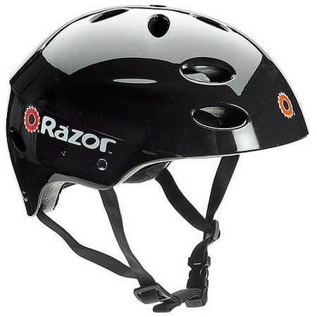 Razor V17 Adult, Multi-Sport Helmet, Glossy Black, For Ages