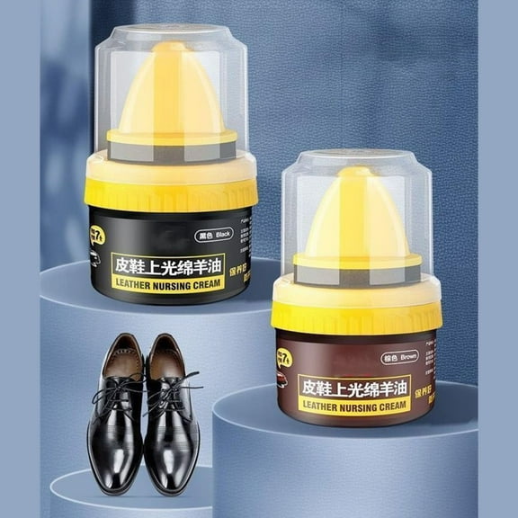Leather Shoe Polish & Varnish | Colorless Advanced Repair Paste for Sheepskin Shoes & Leather Maintenance | Universal Shoeshine Cream | Restores Cracks & Fading | 50g