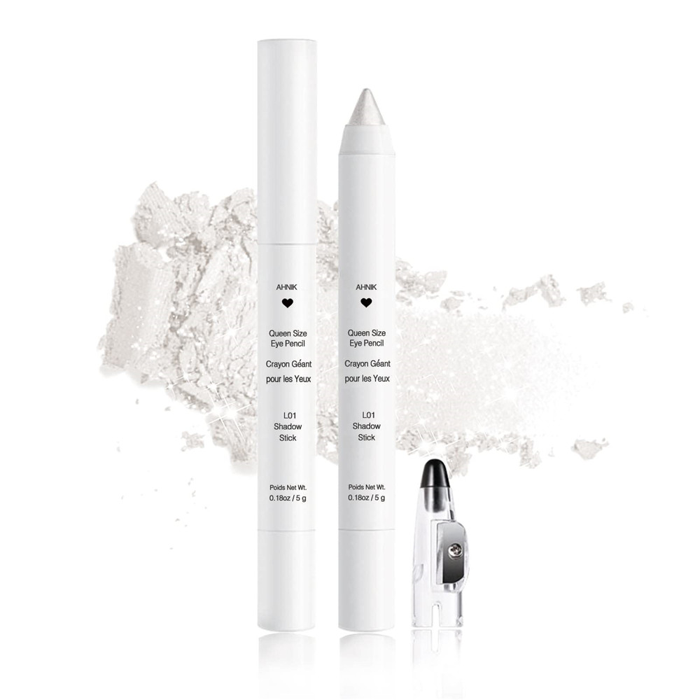 Cream Eyeshadow Stick, Shimmer Eyeshadow Pencil Crayon Long Lasting