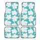 thumbnail image 1 of Balery Vintage Floral Juego de 4 Alfombrillas para Auto, Revestimientos de Caucho Resistente, Diseño Antideslizante, 1 of 7