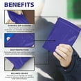 thumbnail image 6 of Blue Polyethylene Zip Bags, 2 Mil Color-Coded Reclosable, 1000 Count, 9 x 12 in, 6 of 7