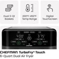 thumbnail image 2 of 6 Quart Dual Basket Air Fryer Digital Touchscreen, 2 of 5