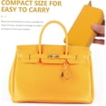 thumbnail image 3 of HUGFEGWE 2pcs Zipper Car Key Container Car Key Wallet Car Key Holder Leather Car Key Case Leather Car Key Organizer Yellow UA824-21312, 3 of 9