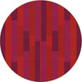 thumbnail image 1 of Ahgly Company Machine Washable Indoor Round Transitional Crimson Red Area Rugs, 3' Round, 1 of 7