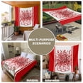 thumbnail image 6 of Eucalyptus Red Tapestry for Bedroom Wall Hanging Tapestry, Stripe Bottle Flower Cactus Retro Plant Ceiling Backdrop Tapestries Poster Blanket Wall Decor for Teens Room Living Room Dorm 39" x 59", 6 of 8