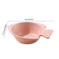 thumbnail image 4 of HWRETIE Fish Shaped Plastic Bowl Lightweight Dessert Soup Rice Salad Snack Serving Bowl for Home Kitchen Daily Dining Picnic Outdoor Use, 4 of 6