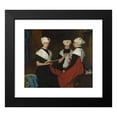 thumbnail image 2 of Thérèse Schwartze 14x12 Black Modern Framed Museum Art Print Titled - Three Burgerweesmeisjes Van Amsterdam (1885), 2 of 5