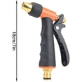 thumbnail image 3 of Adjustable Garden Hose Nozzle for Car Care & Cleaning Heavy Duty Metal Leak Proof Sprayer with Multiple Watering Patterns for Washing and Patio Cleaning Easy Quick Install Construction, 3 of 8