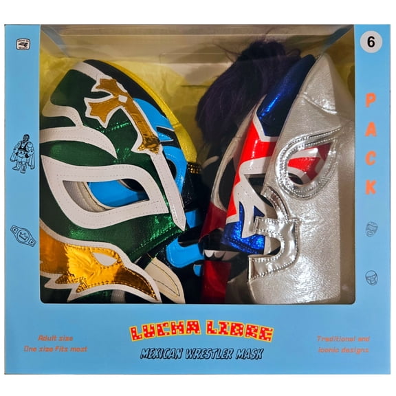 Lucha Libre luchador | Mexican wrestler wearables (6 pack)