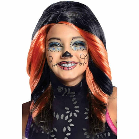 Monster High Skelita Calaveras Wig Child Halloween Costume Accessory