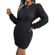 thumbnail image 1 of Vestidos de punto, suéteres de punto grueso, suéteres de invierno, suéteres de punto, 1 of 6