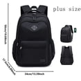 thumbnail image 2 of USB Port Black Backpack For School College And Travel: WaterResistant Bookbag With 8 Compartments Slim Backpack Business Backpack Suitcase Backpack Battery Operated Backpack Sprayer Backpack Water, 2 of 4