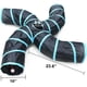 thumbnail image 5 of Túnel para gatos de interior, tubos para animales pequeños, túneles para gatitos, laberinto interactivo, juguete para gatos, conejos, hurones, 4 vías, 5 of 5