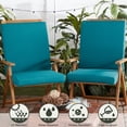 thumbnail image 6 of Greendale Home Fashions Outdoor 43'' x 20'' High Back Chair Pad, Peacock, 6 of 6