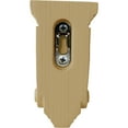 thumbnail image 4 of Ekena Millwork 5 1/4"W x 5 1/4"D x 9 1/2"H Devon Traditional Wood Corbel, Alder, 4 of 4