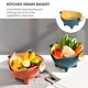 thumbnail image 3 of unbranded Canasta Drenante Para Cocina Con Doble Capa Para De Y Verduras, 3 of 8