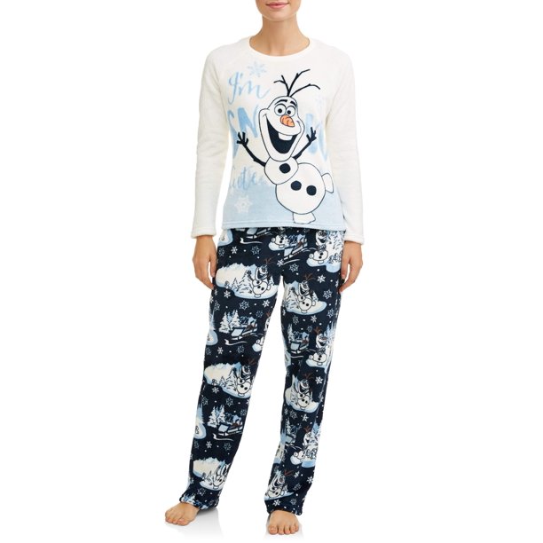 Disney - Disney Frozen women's and women's plus olaf pajama set ...