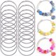 thumbnail image 1 of Pulsera con dijes ZYEHXED Snake de acero inoxidable, 20 unidades, para mujer, 1 of 6