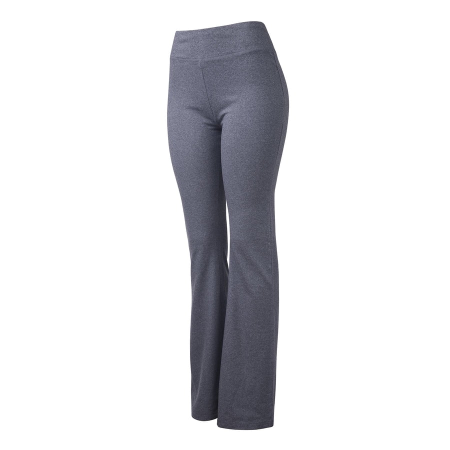 TheLovely Women's Flat Waistband Flared Bottom Workout Yoga Pants Leggings (Non-Foldover)