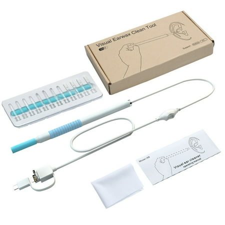 3in1 Ear Cleaning Endoscope USB 5.5mm Visual Earpick HD Camera Spoon Otoscope
