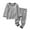 1Grey42, variant on XAOFW Boys Outfits Toddler Girls Long Sleeve Striped Prints Tops T Shirt Pants Kids Thermal Underwear O-Neck Stylish Casual Holiday Vacation Clothing Sets