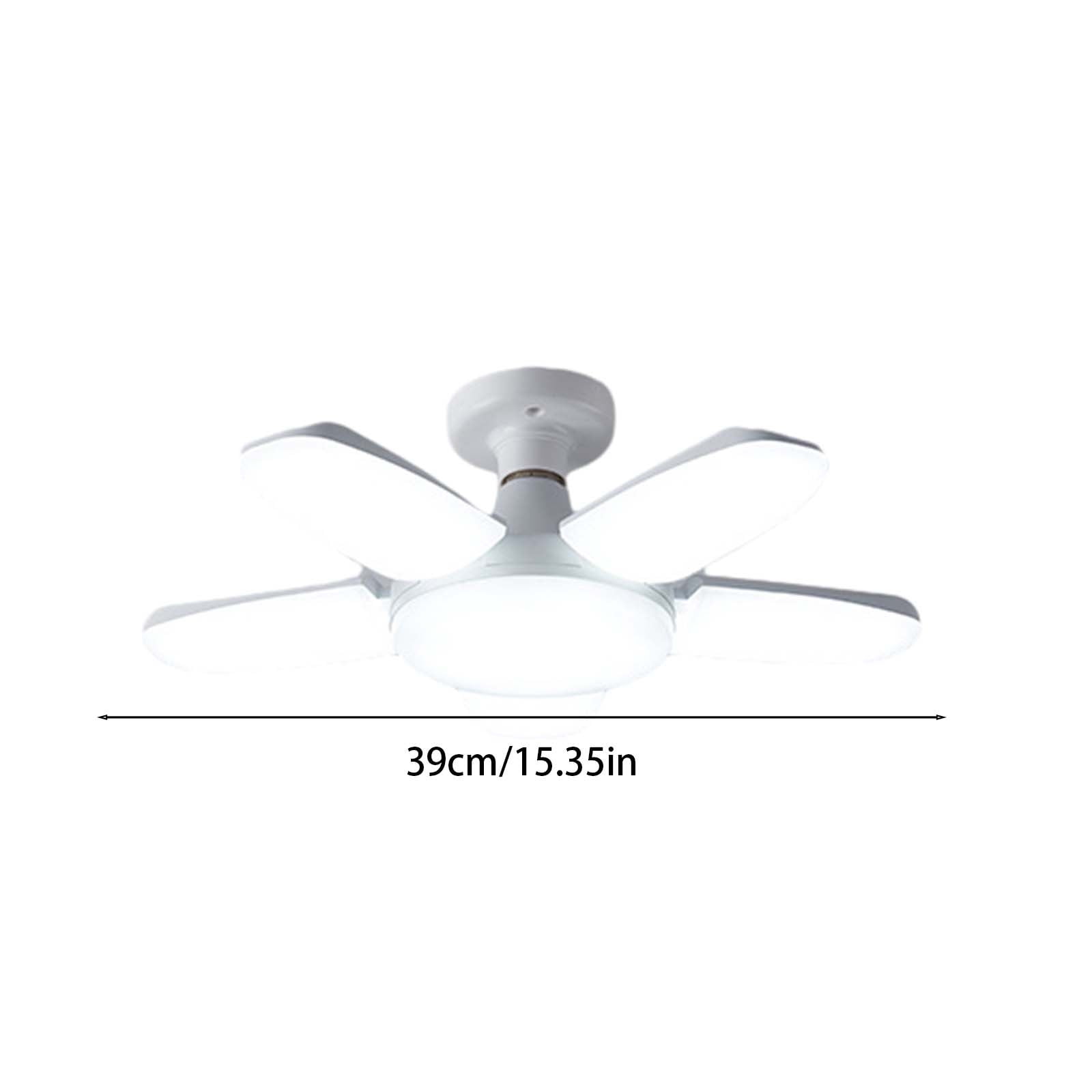 SPOORYYO LED Garage Lights 80W - Deformable Ceiling Lights with Adjustable Panels for Garages, Basements, and Barns