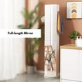 thumbnail image 3 of Evideco French Home Goods Rotating Bathroom Storage Cabinet Miami Contemporary 360-Degree Swivel Full-Length Mirror 6 Shelves 1-Pack 66.1 in, 3 of 8